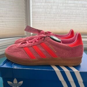 Vibrant Pink Gazelle Indoor Sneakers